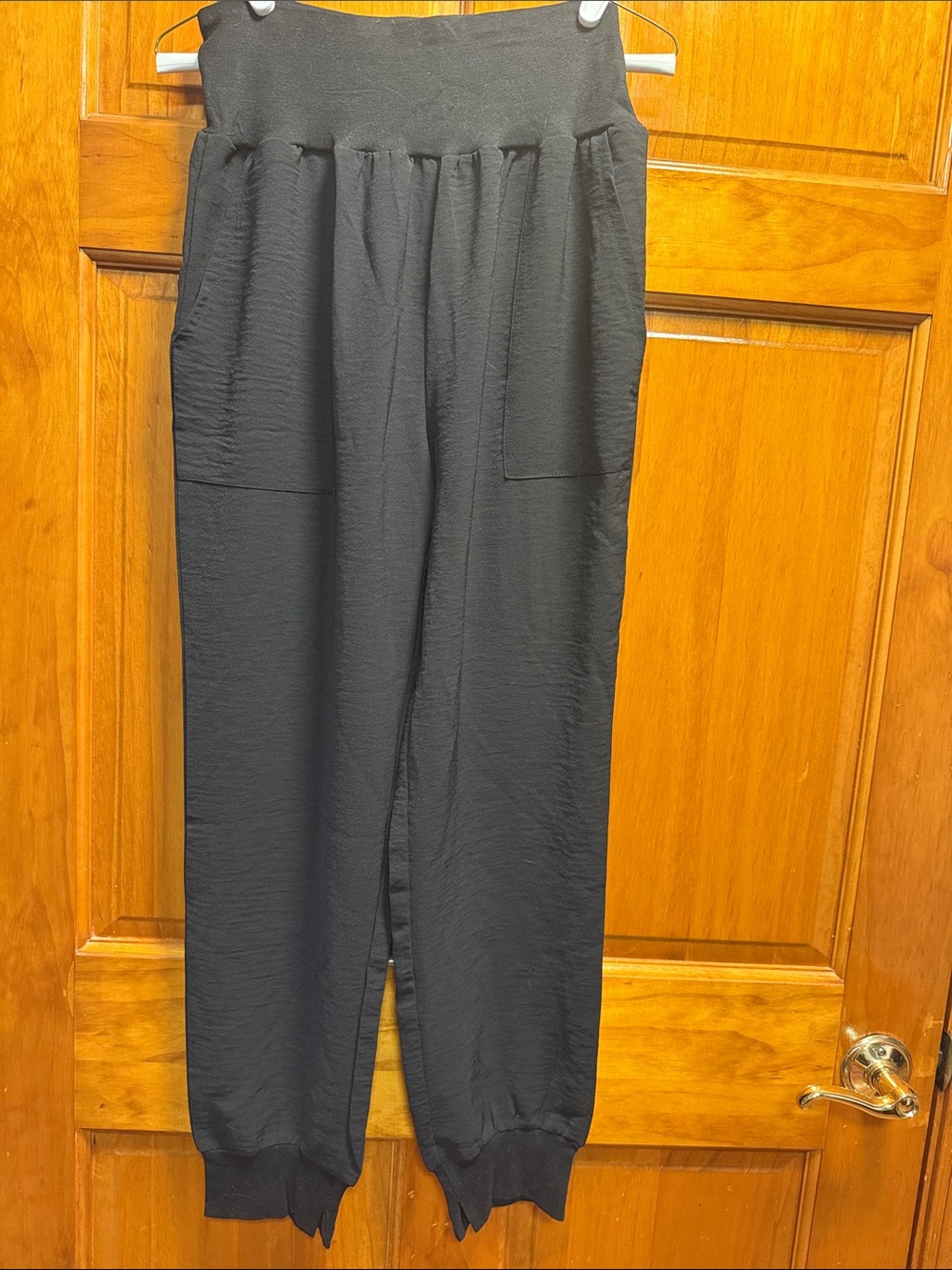Women's Black Relaxed Jogger Pants – High Waist Comfort